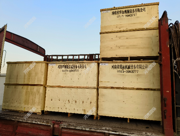 河南圆振-甘肃省8台超声波振动筛发货