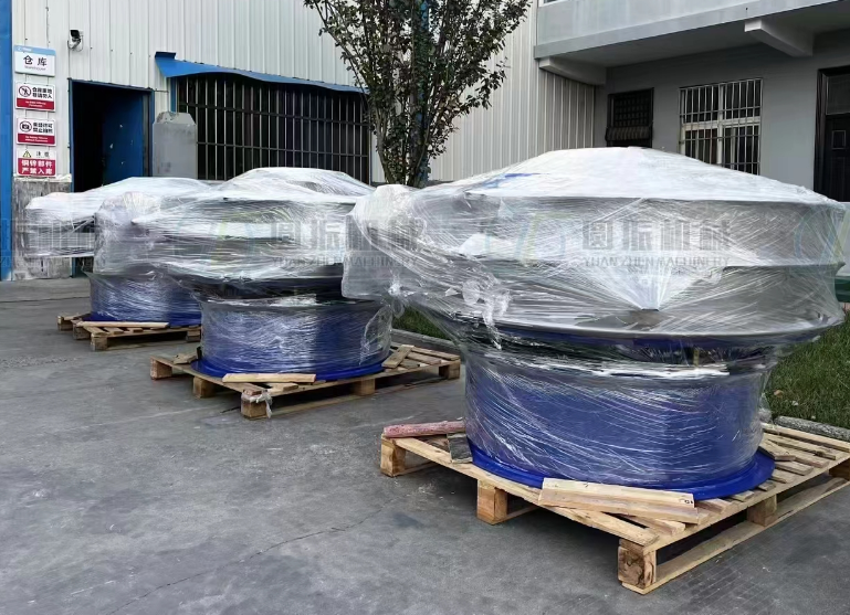 河南圆振1.5米超声波振动筛3台发货